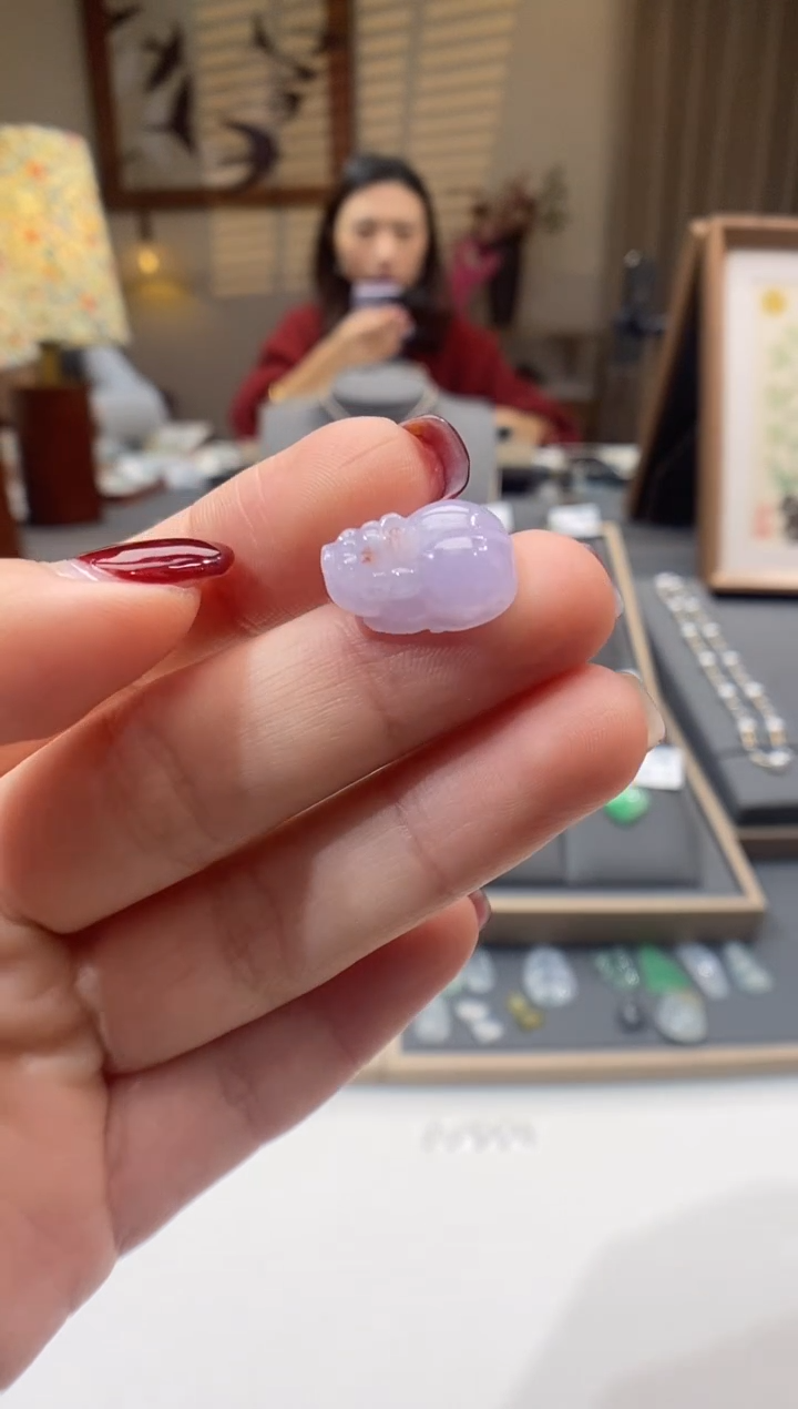【闪购商品】翡翠颈饰未镶嵌貔貅