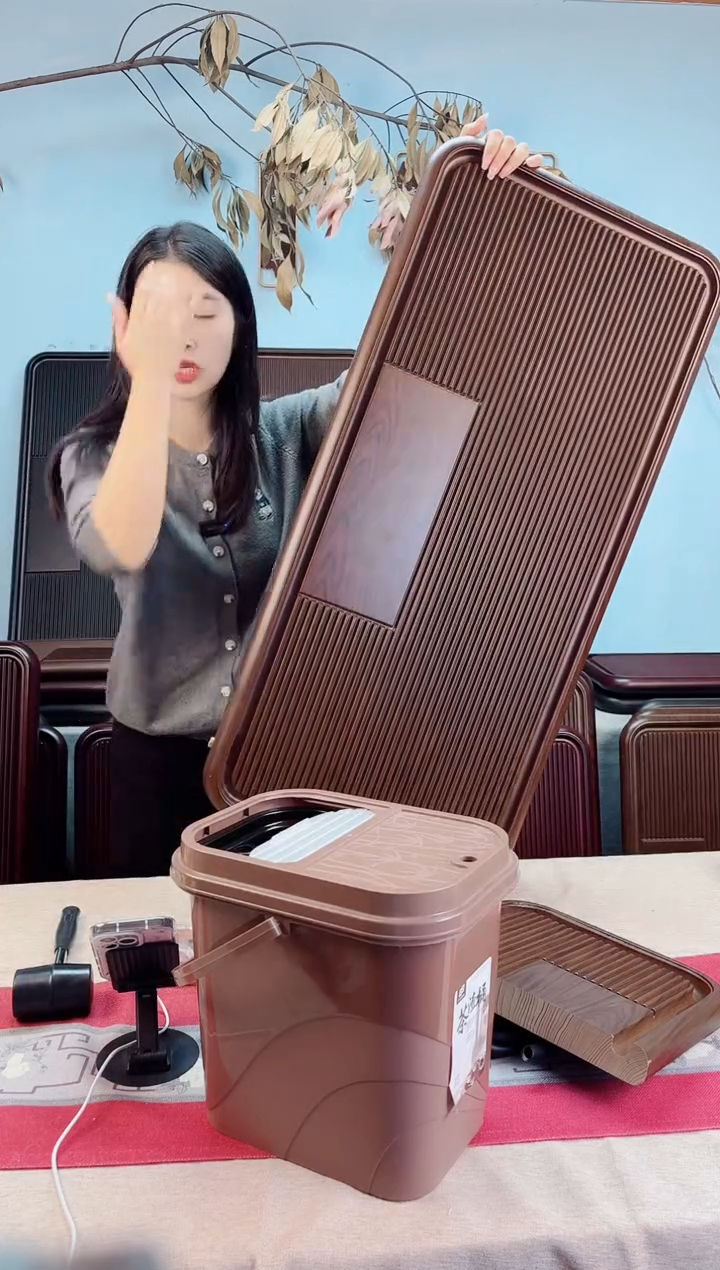 新*人凌龙黄色款式茶盘90*43*4