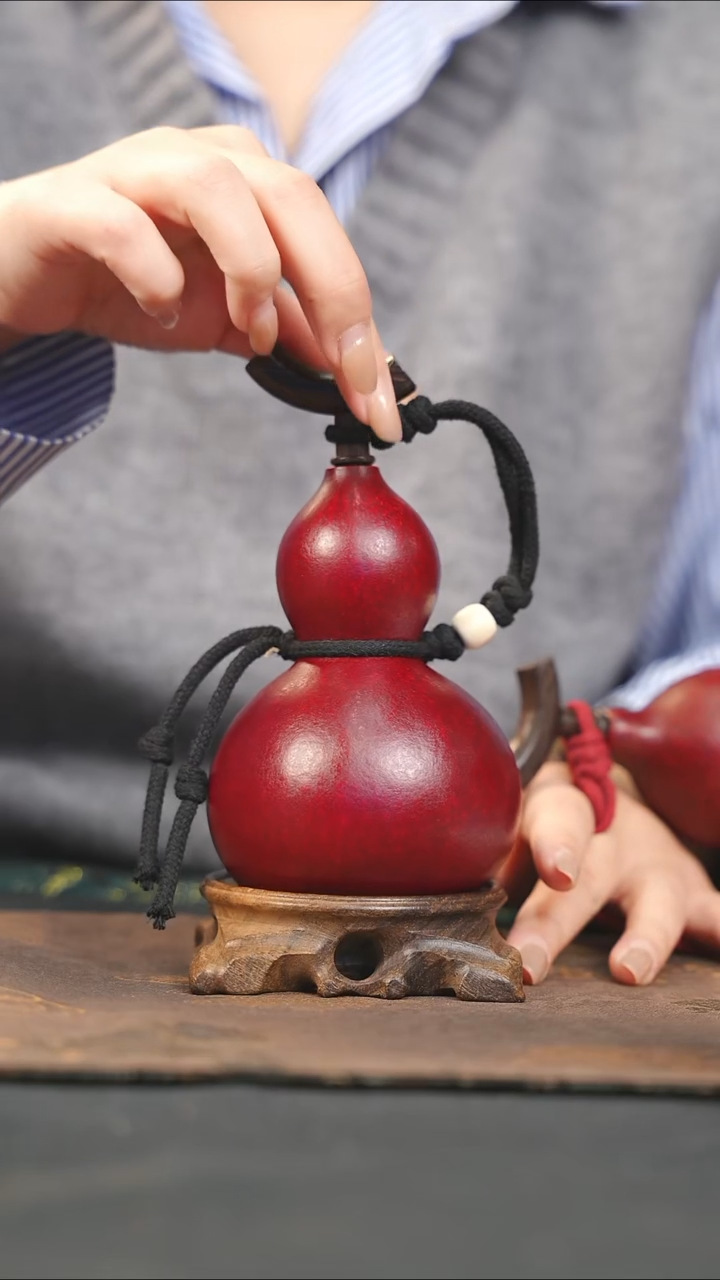 【闪购商品】WX214红色小容量酒葫芦随缘发