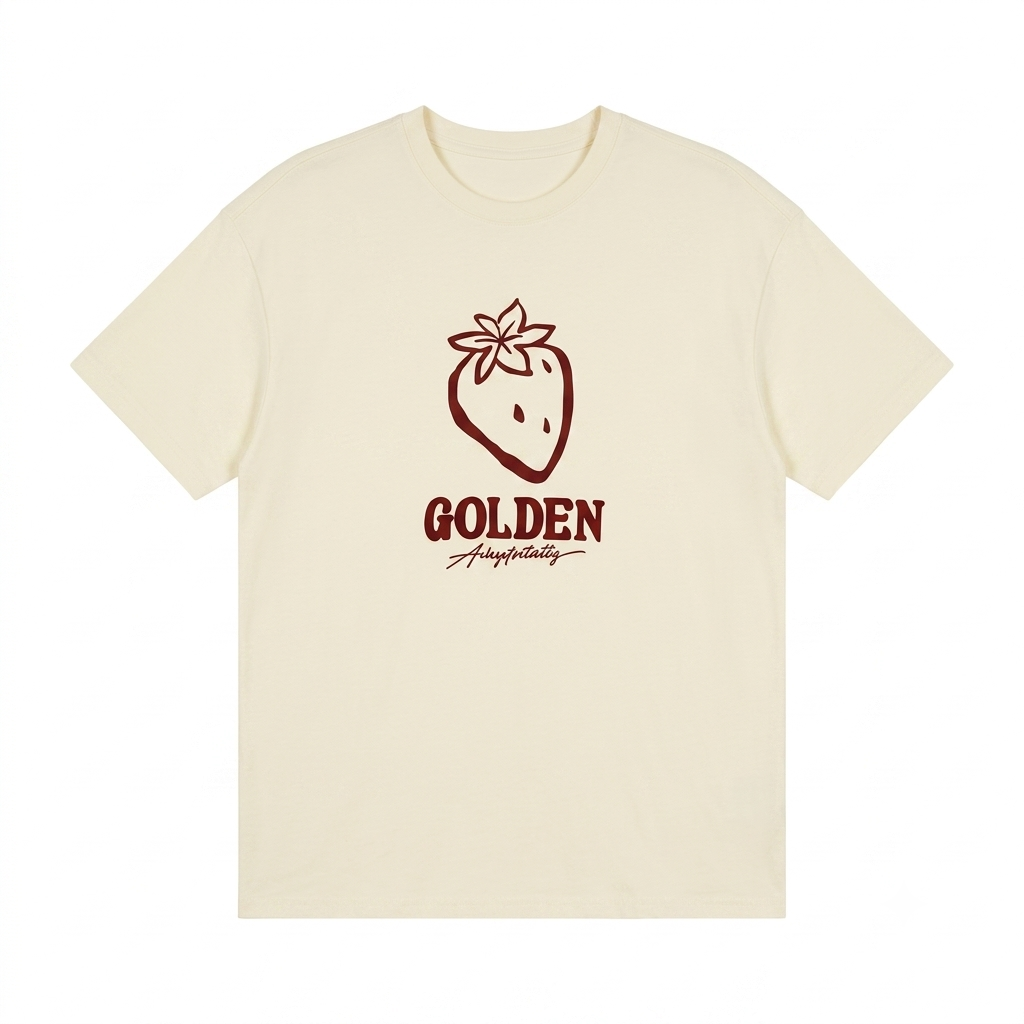 GOLDENBARRY|206448｢草莓日记｣休闲小草莓T
