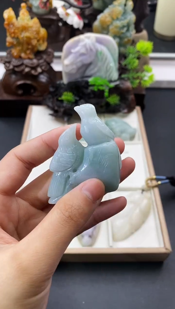 颈饰未镶嵌翡翠天然缅甸A货翡翠