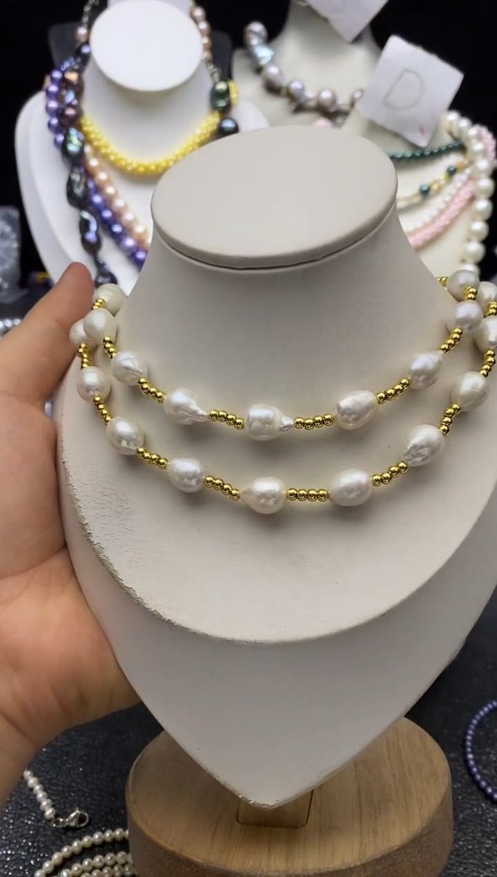 淡水珍珠未镶嵌颈饰多人