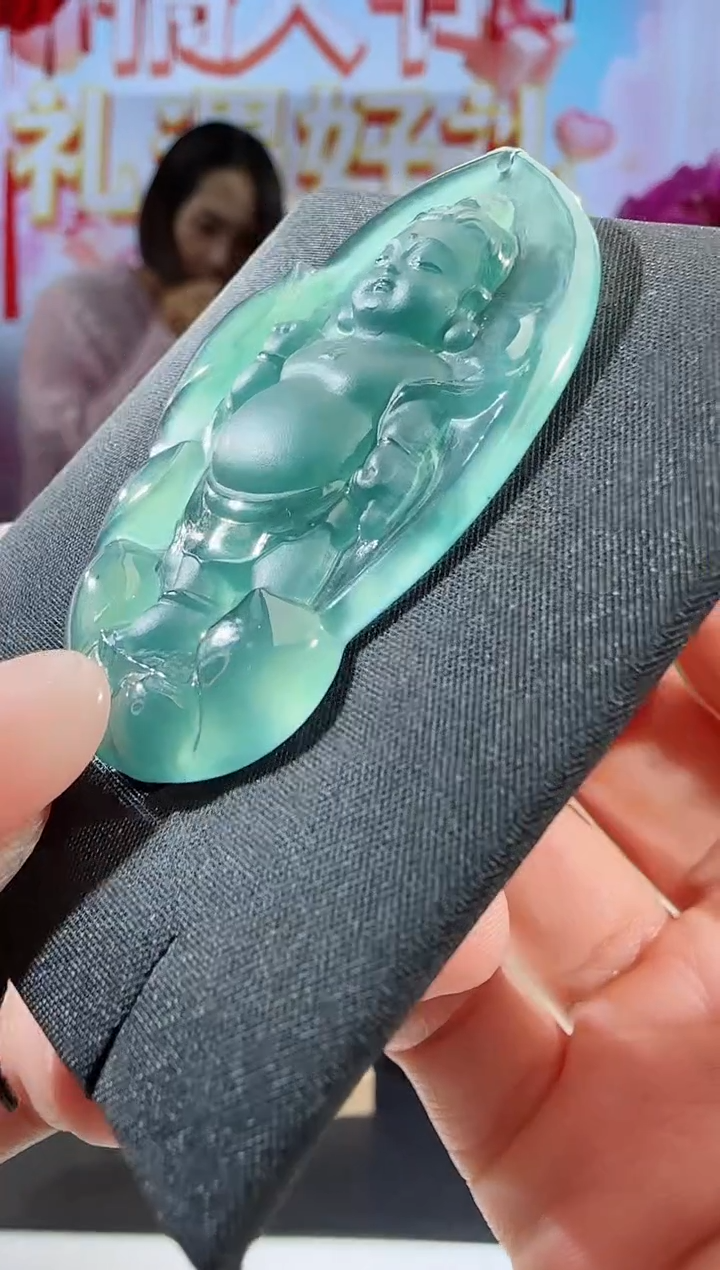 【闪购商品】翡翠吊坠(不含链)未镶嵌宝宝佛多样性发一