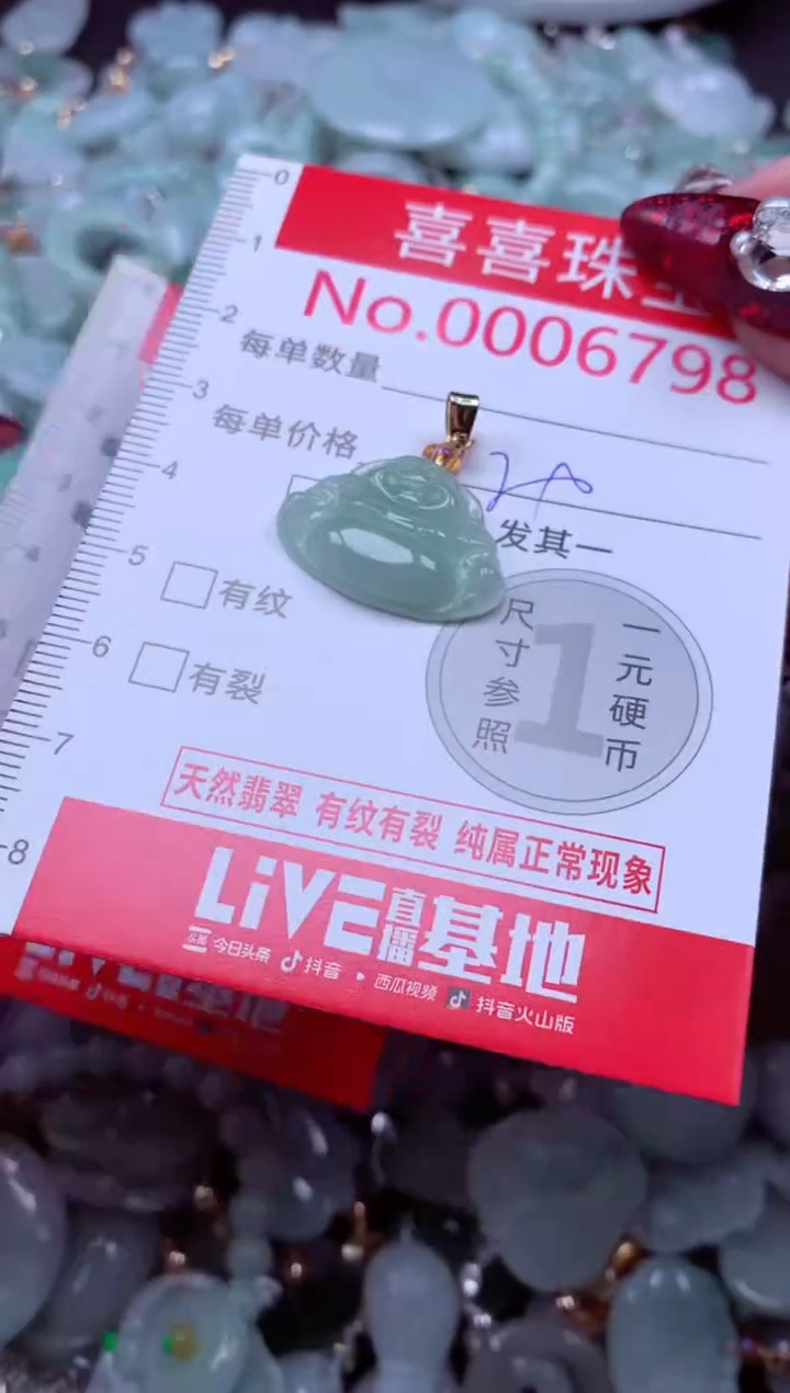 颈饰未镶嵌翡翠6798