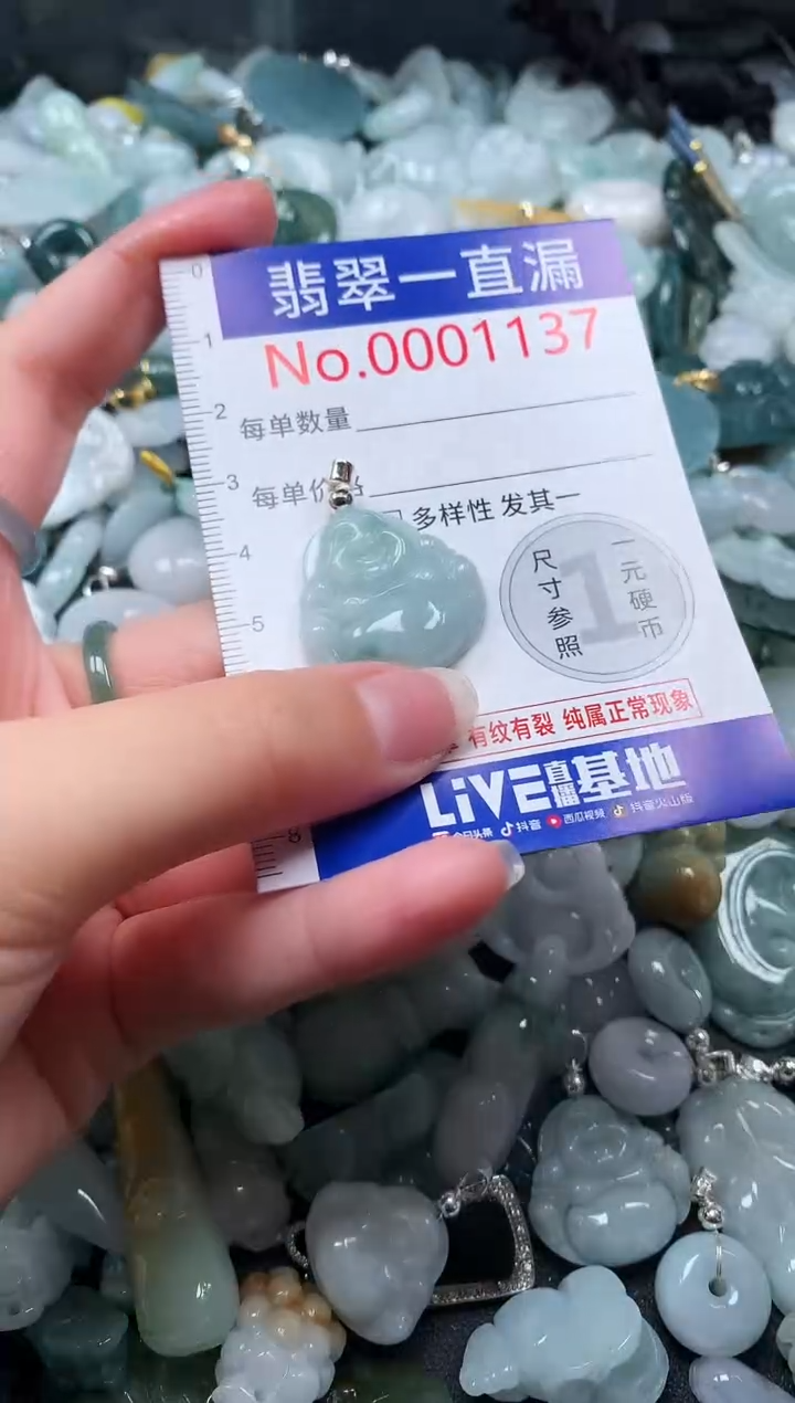 【闪购商品】翡翠吊坠(不含链)未镶嵌1137