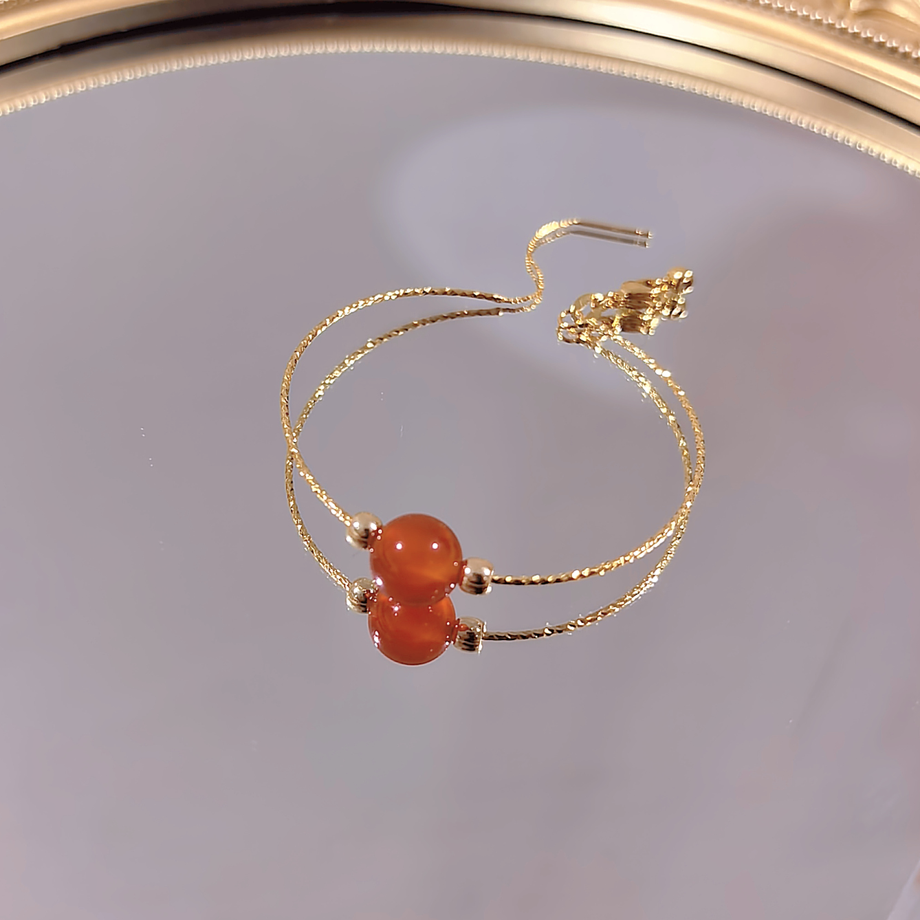 YS0069【一见钟情】玛瑙单株轻奢款手链多样性发其一