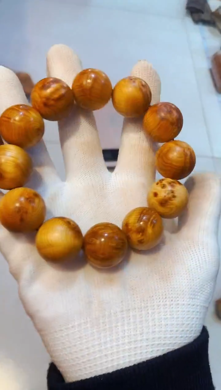 柏木（崖柏）44溏凤尾2.0单条北太行崖柏手把件手串