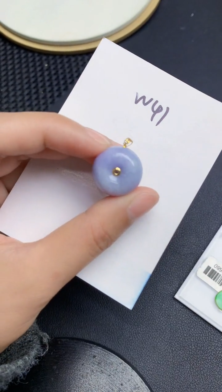 【闪购商品】翡翠颈饰18K金镶嵌000000000