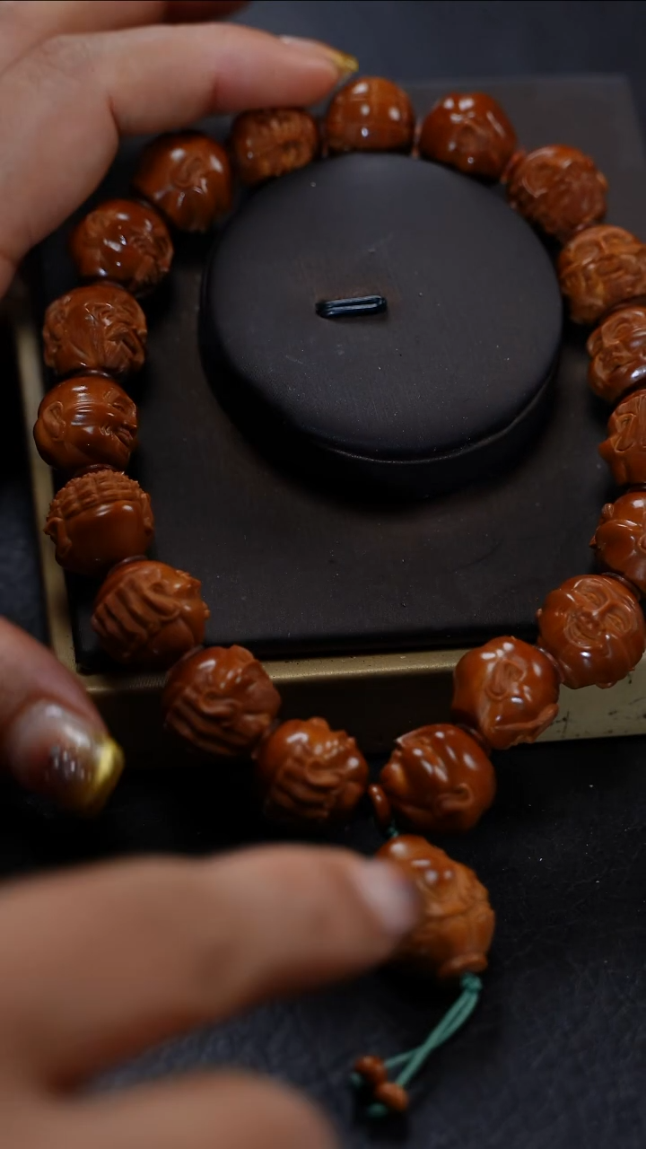 手串/手链橄榄核九林核雕文玩作品