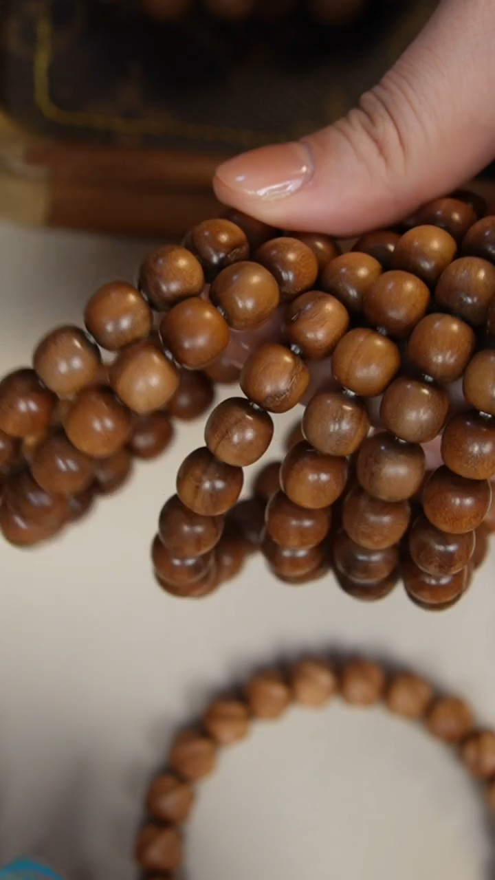 【闪购商品】檀香木手串/手链老山檀香1.0老型白檀单圈