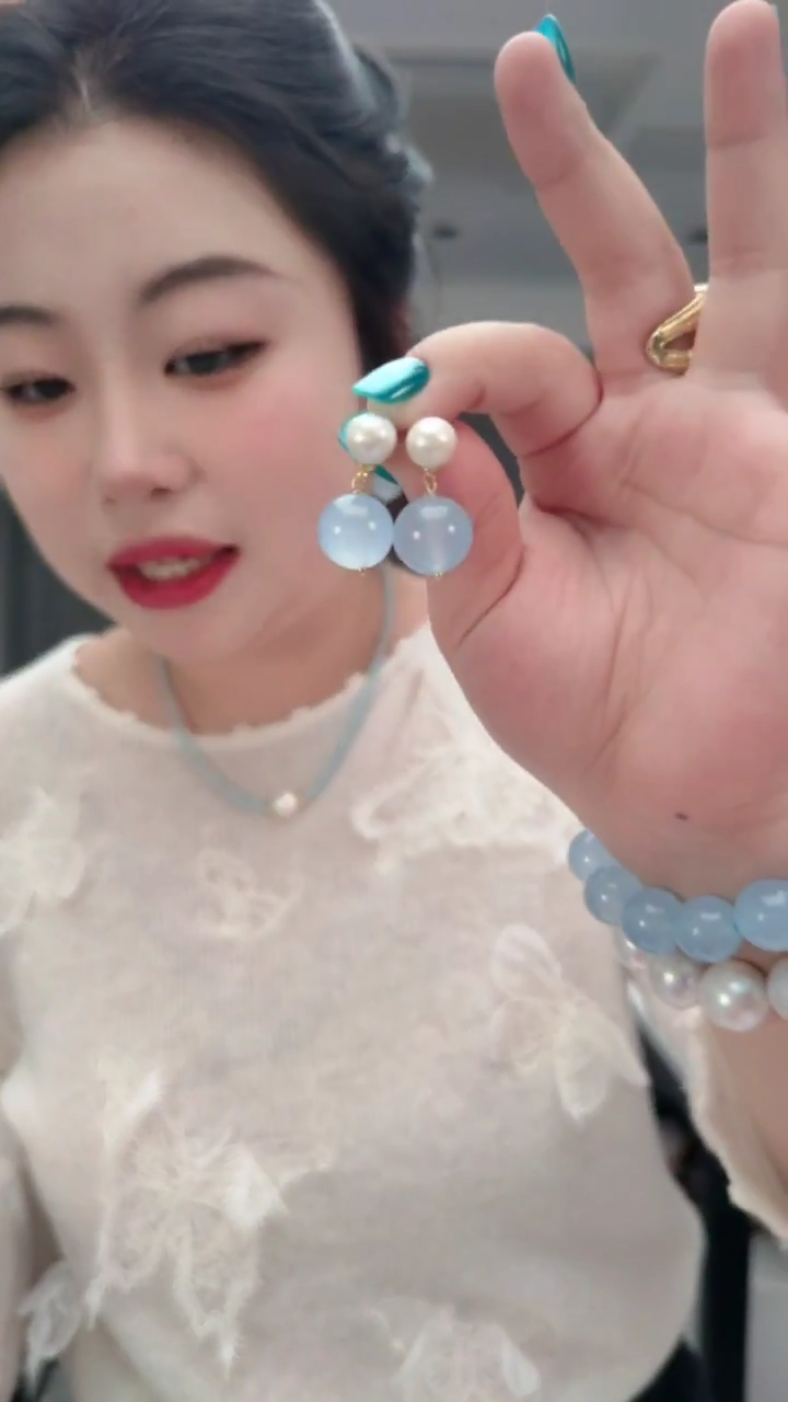 颈饰未镶嵌淡水珍珠0428耳钉