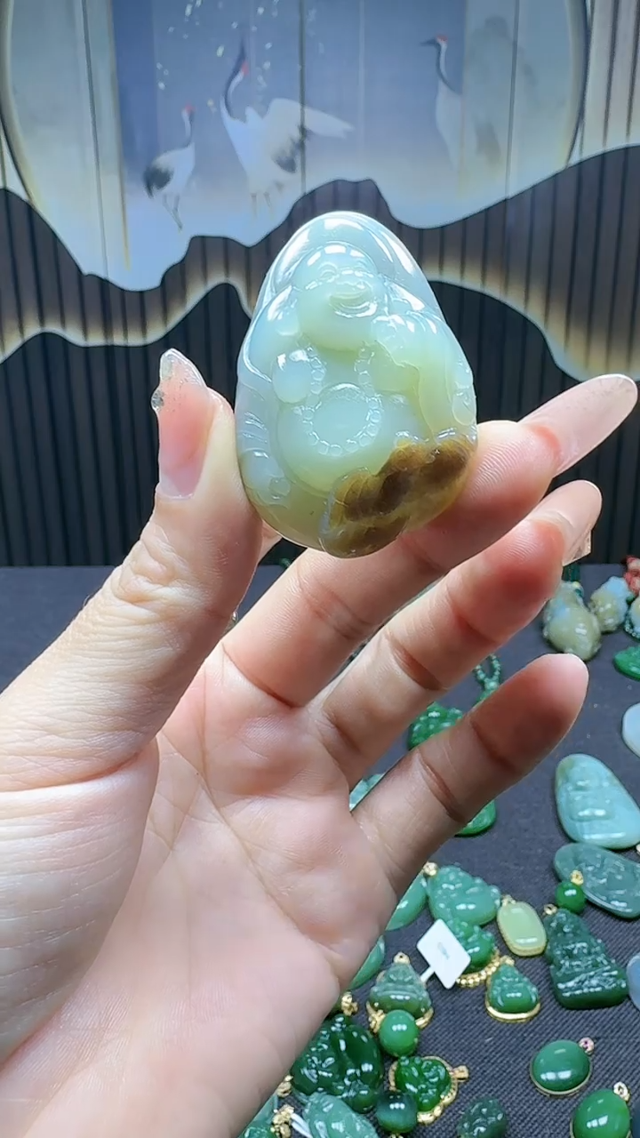 【闪购商品】和田玉挂件未镶嵌1