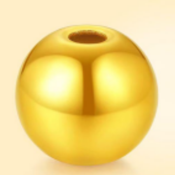 【夕夕专享】足金999 卡3mm 多样性发一（十颗赠合金链）BP 90034 