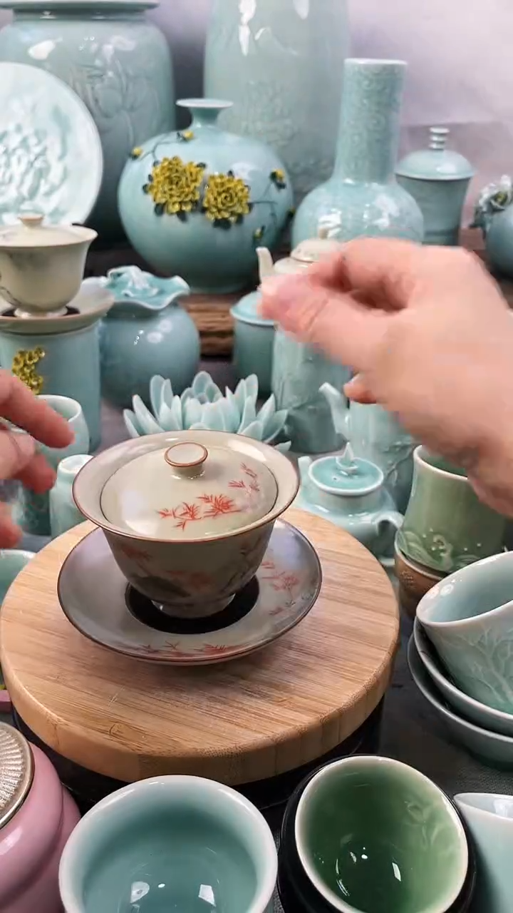 【闪购商品】特价 微瑕 慧仙青瓷