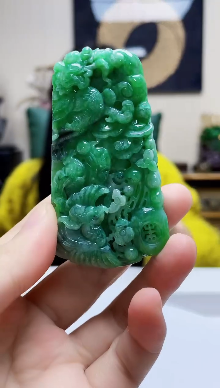 未镶嵌定制翡翠吊坠221