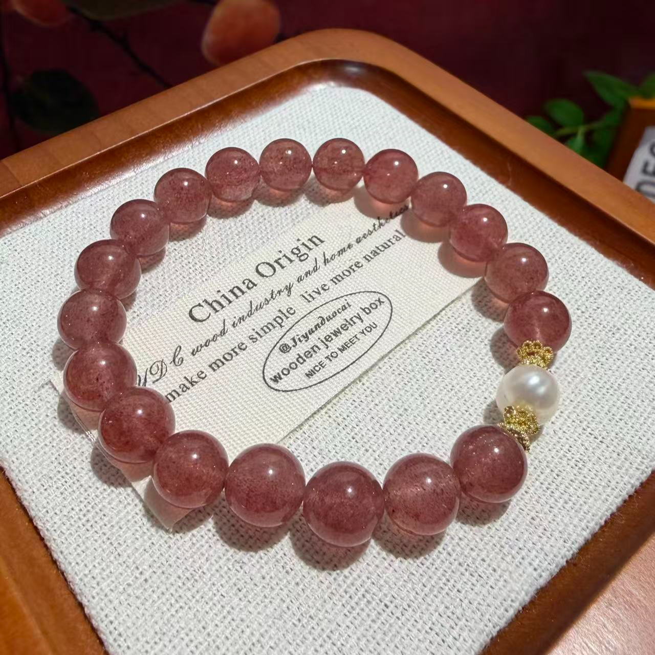 【直播间专属链接】天然水晶手串多样性发其一