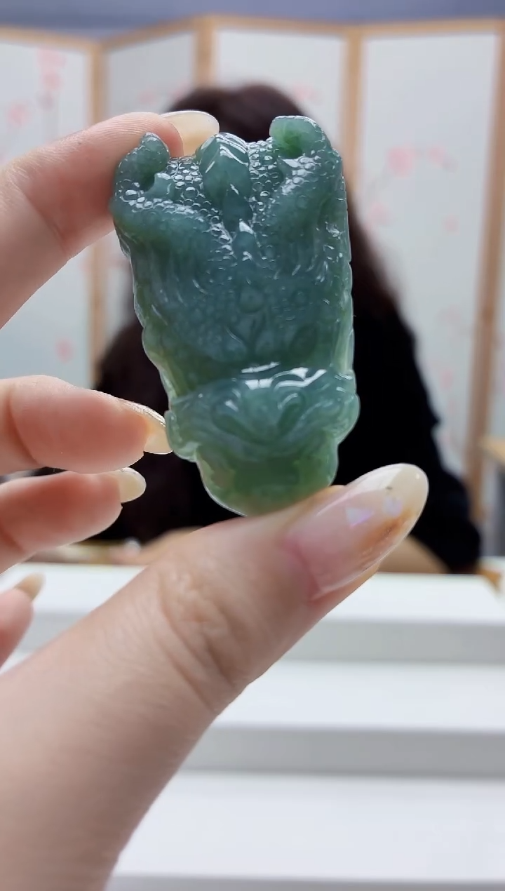 未镶嵌定制翡翠4829jw-毛货挂件33