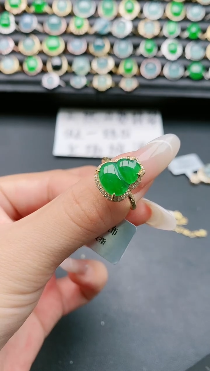 【闪购商品】翡翠戒指银S925镶嵌11111111