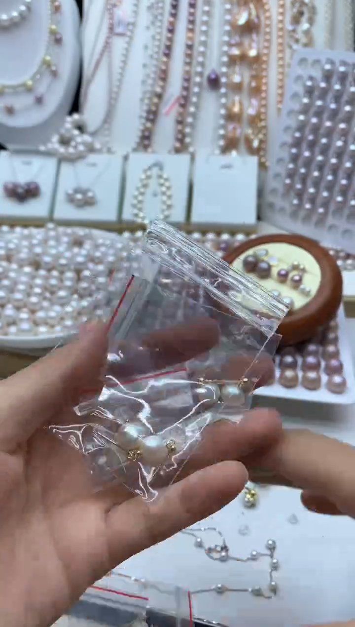 未镶嵌淡水珍珠耳饰多样性发其一