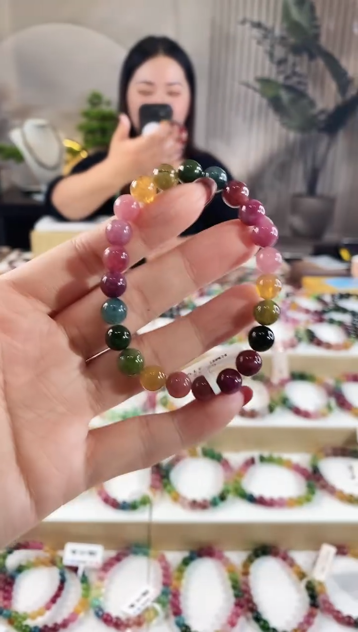 【闪购商品】碧玺手串未镶嵌G2412 单圈颜色微差