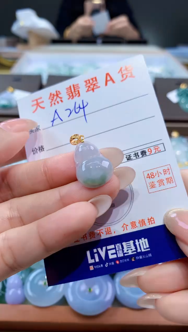 颈饰未镶嵌翡翠天然缅甸翡翠A货挂件 