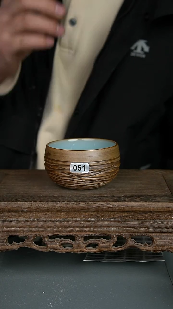 【闪购商品】杯051号重工禅定杯微瑕不开片