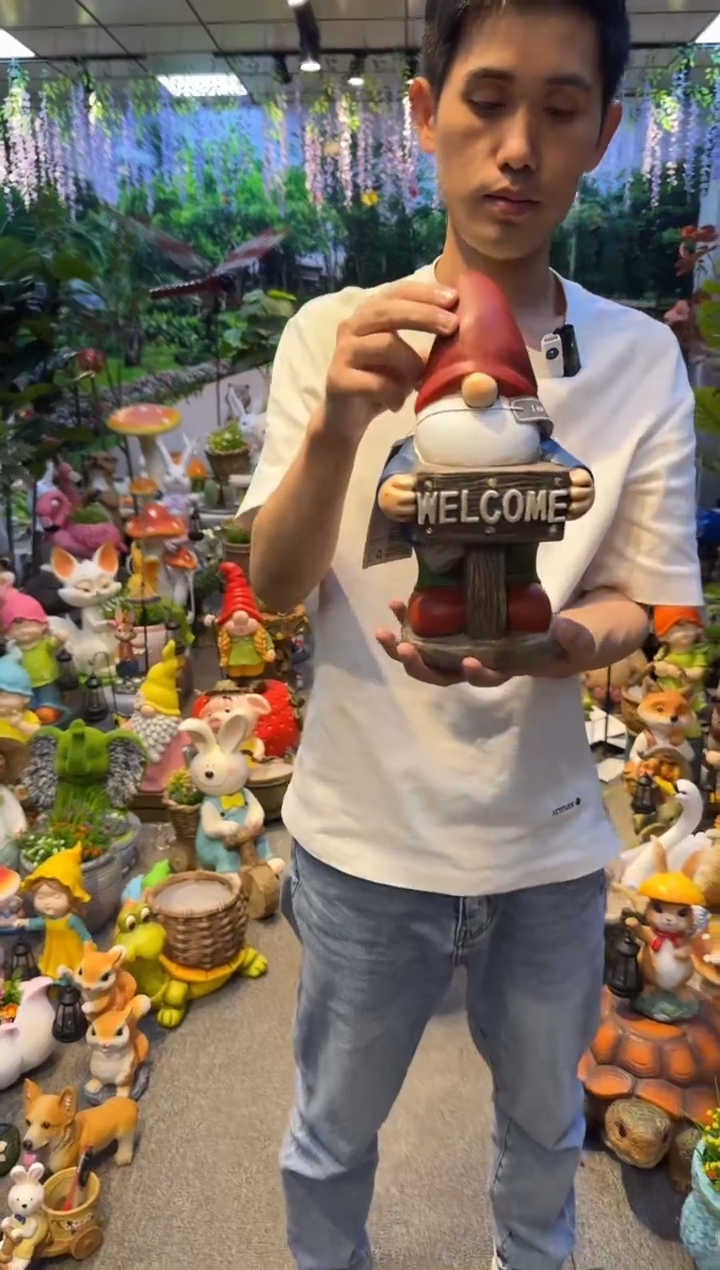 无花朵花园庭院摆件&00&
