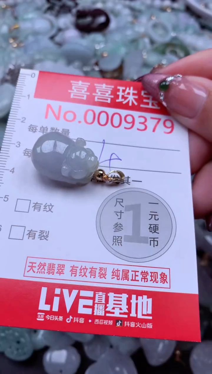 颈饰未镶嵌翡翠9379