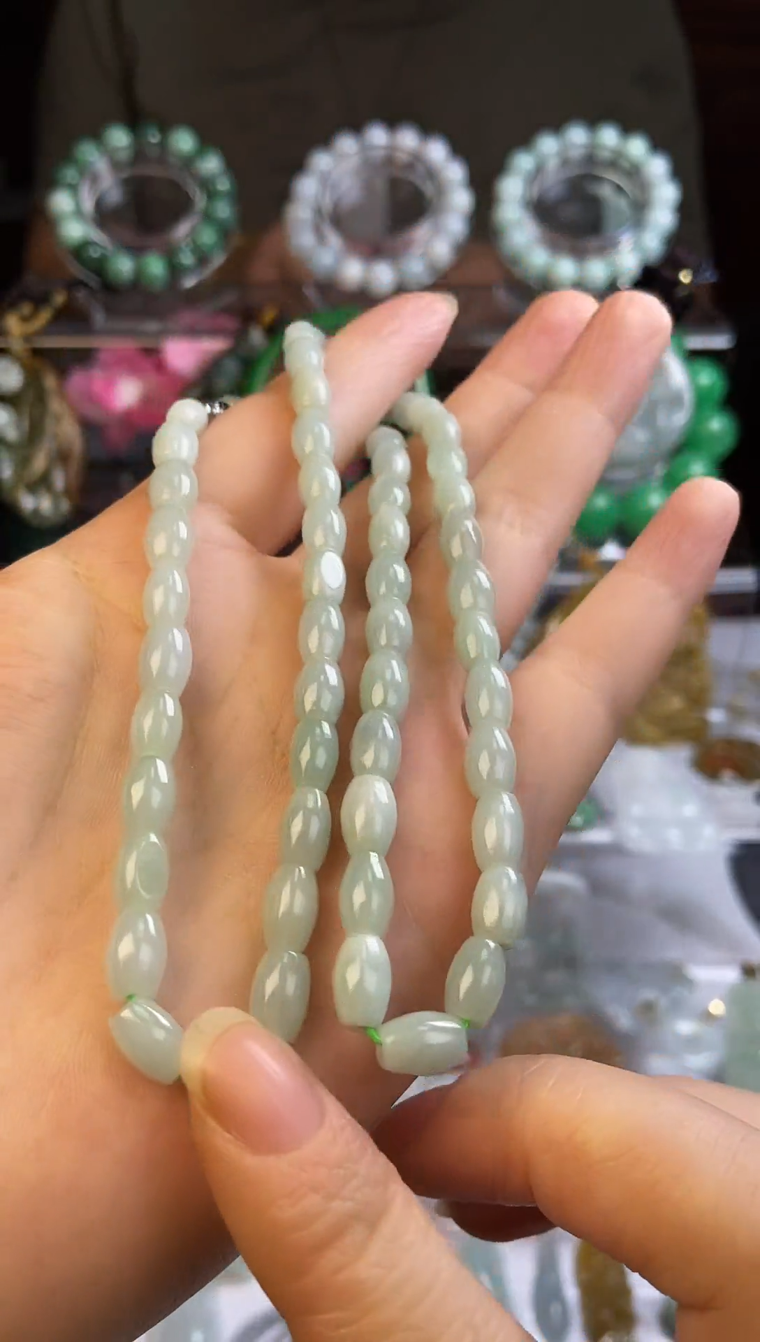 未镶嵌挂件翡翠翡翠珠链