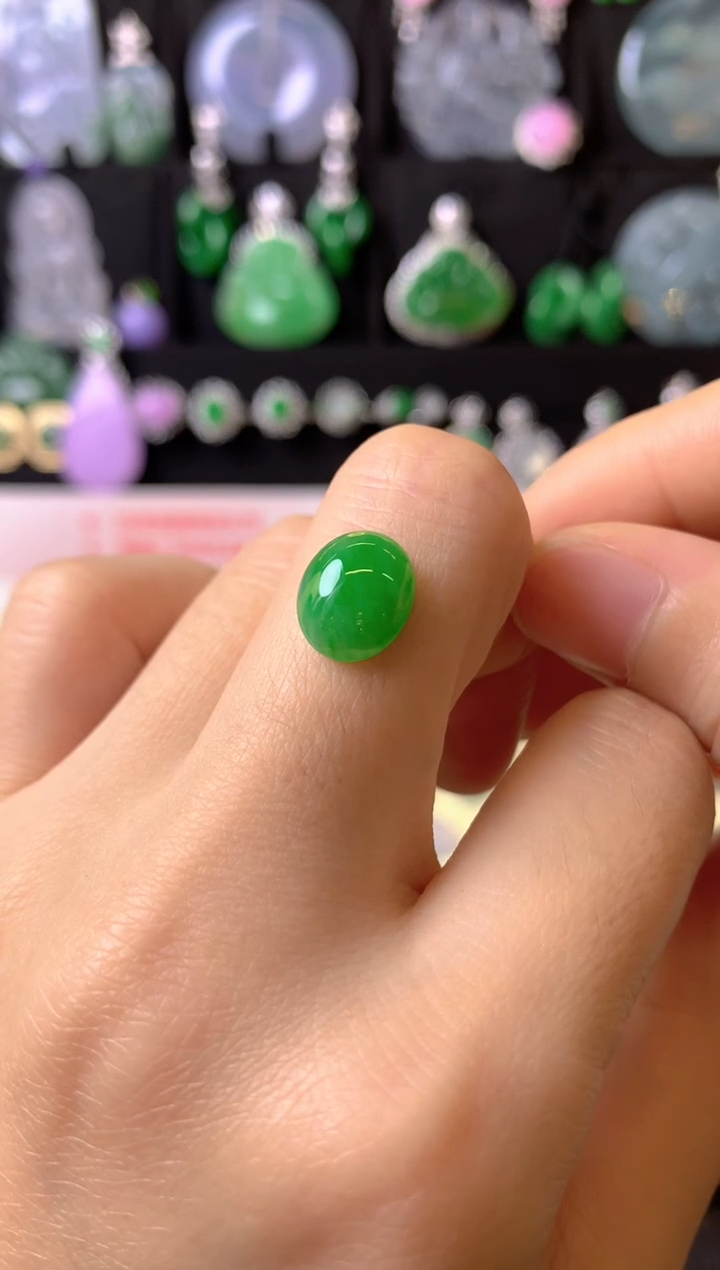 【闪购商品】定制翡翠未镶嵌1裸玉（客户意向镶嵌）