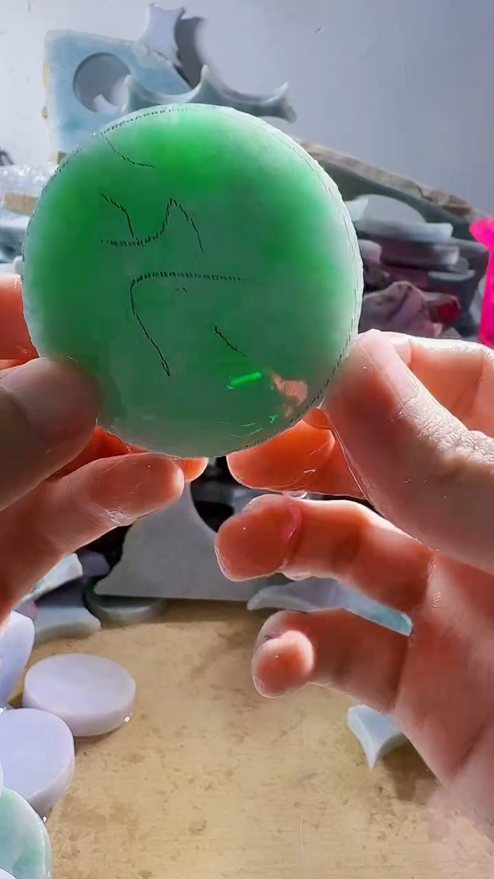 裸石翡翠天然缅甸翡翠2746