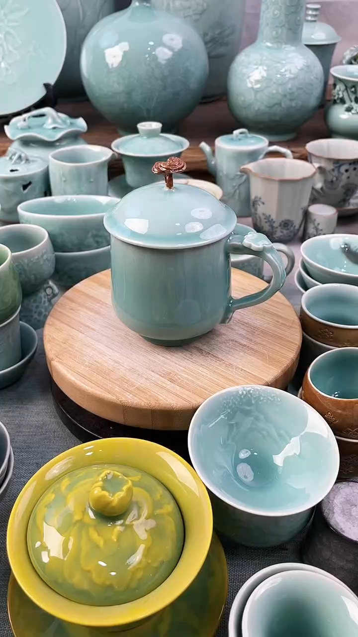 【闪购商品】特价 微瑕 慧仙青瓷