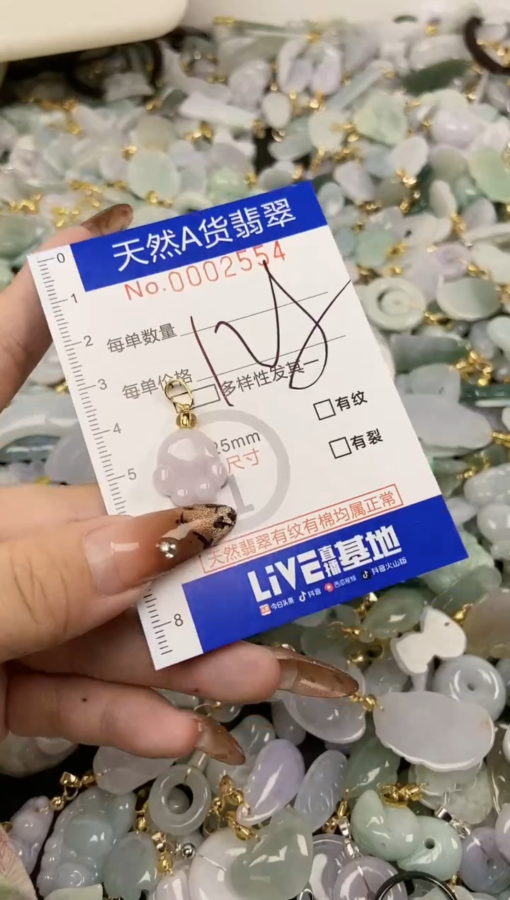 【闪购商品】翡翠颈饰未镶嵌天然A货翡翠