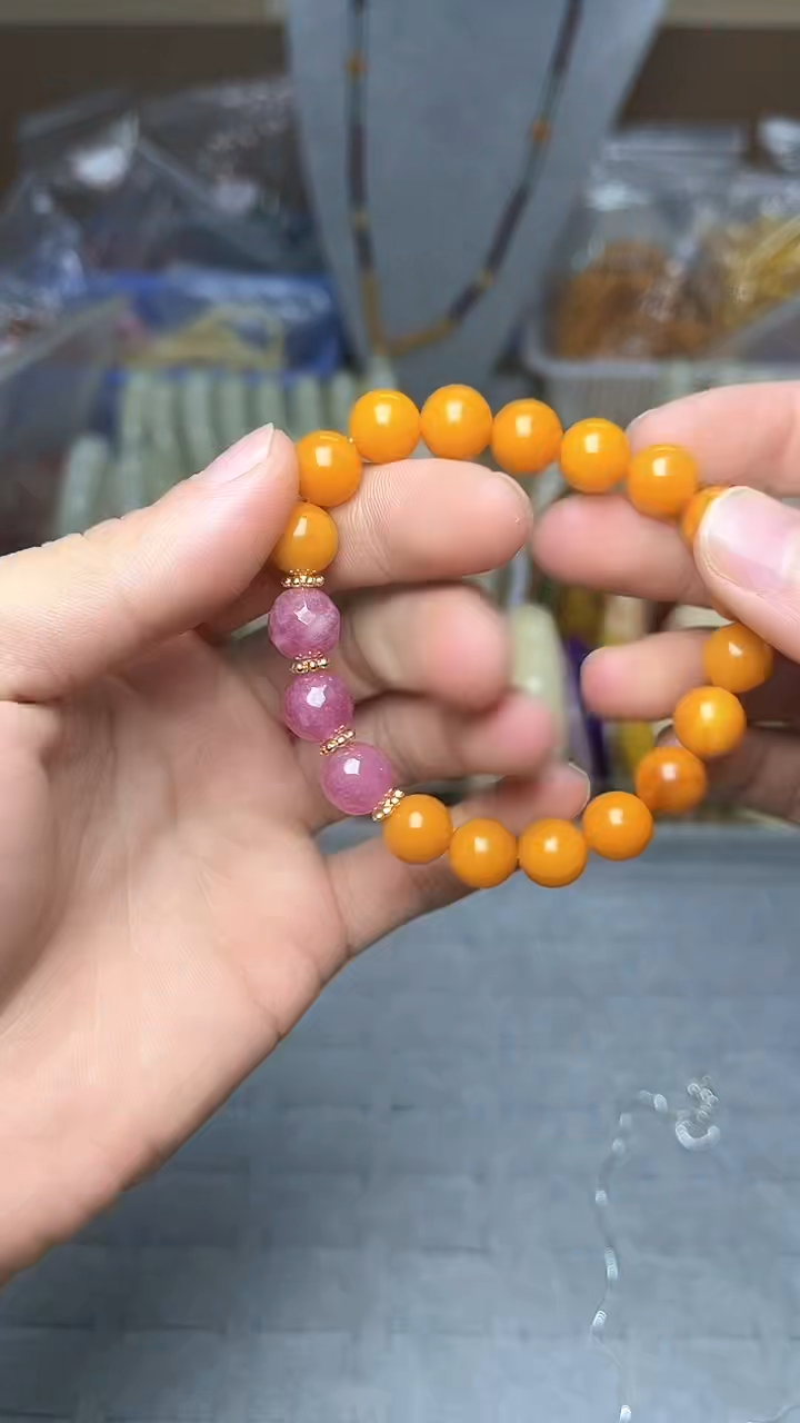 【闪购商品】琥珀手链未镶嵌手串