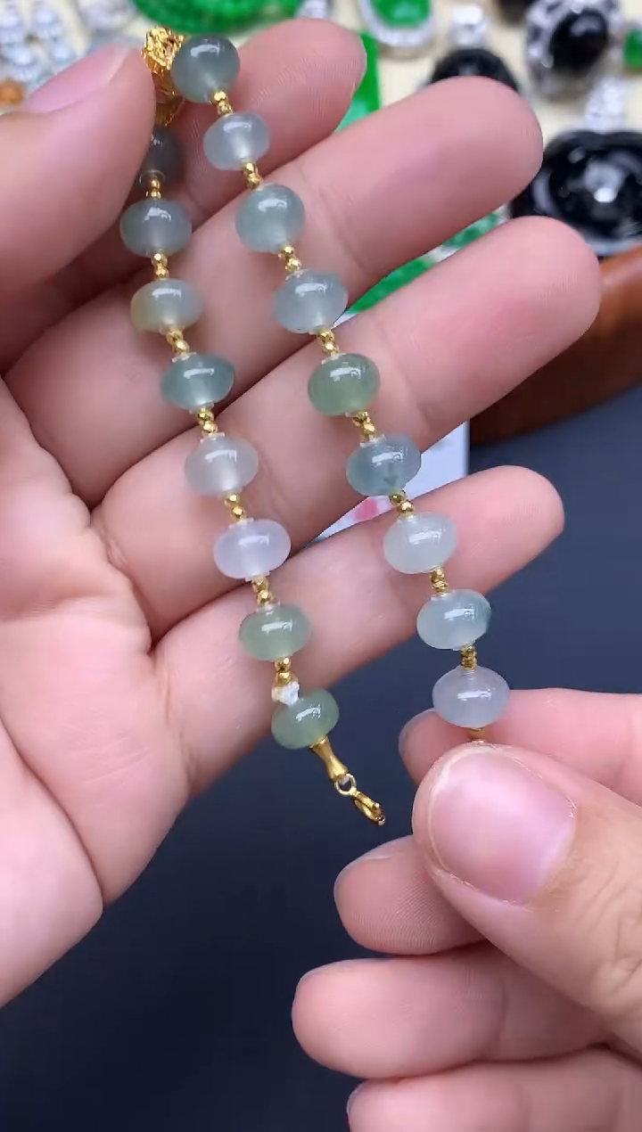 未镶嵌手链翡翠263-中国好珍宝