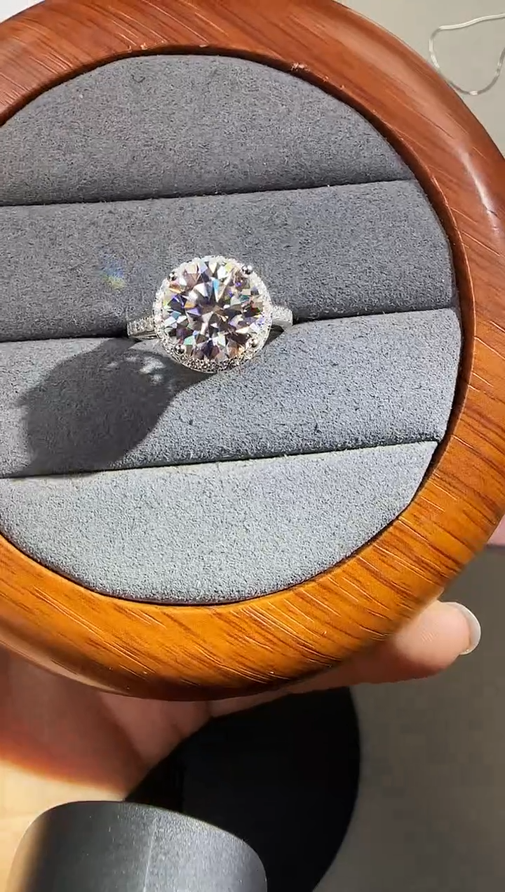 主播定制链接 圆包戒指5ct 定制圈口