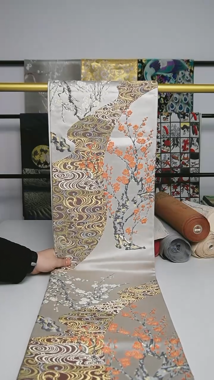 【闪购商品】织绣织锦113红白梅花
