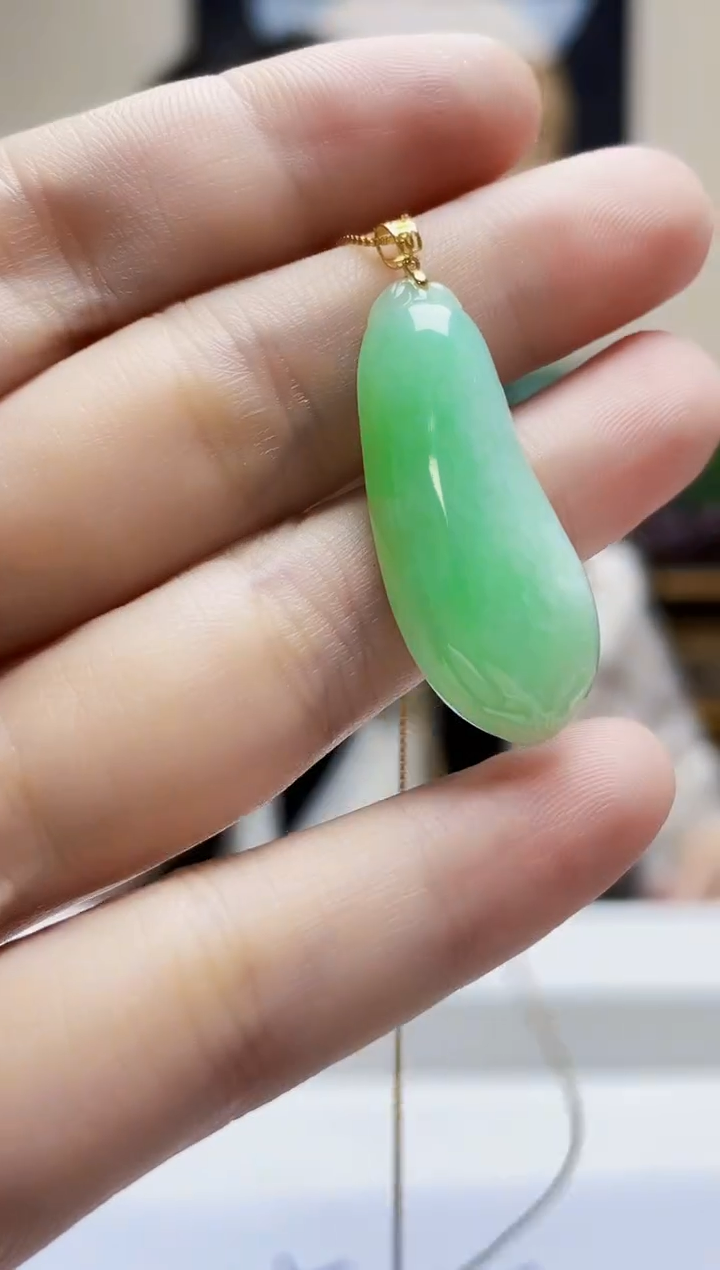 未镶嵌定制翡翠吊坠215