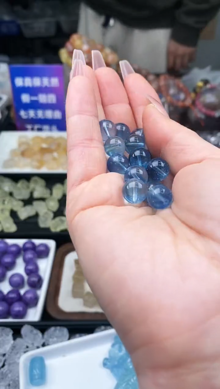 【闪购商品】海蓝宝石颈饰未镶嵌123a多样性发其一/2.12/1个
