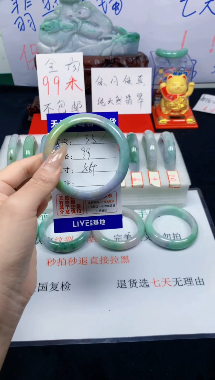 未镶嵌手镯翡翠35