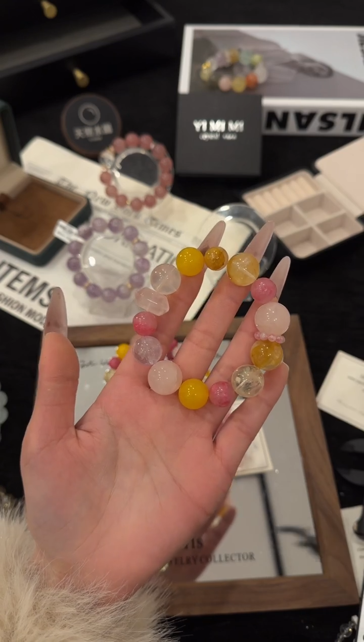 未镶嵌手链水晶秋日暖阳多宝x3310