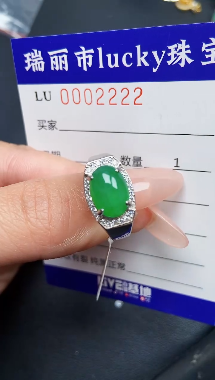 【闪购商品】翡翠颈饰银S925镶嵌2222