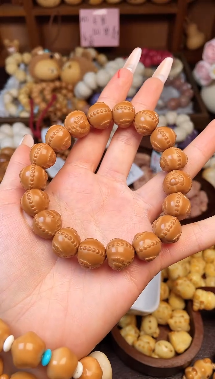 手串菩提根/象牙果Q蝴蝶结魔法单圈