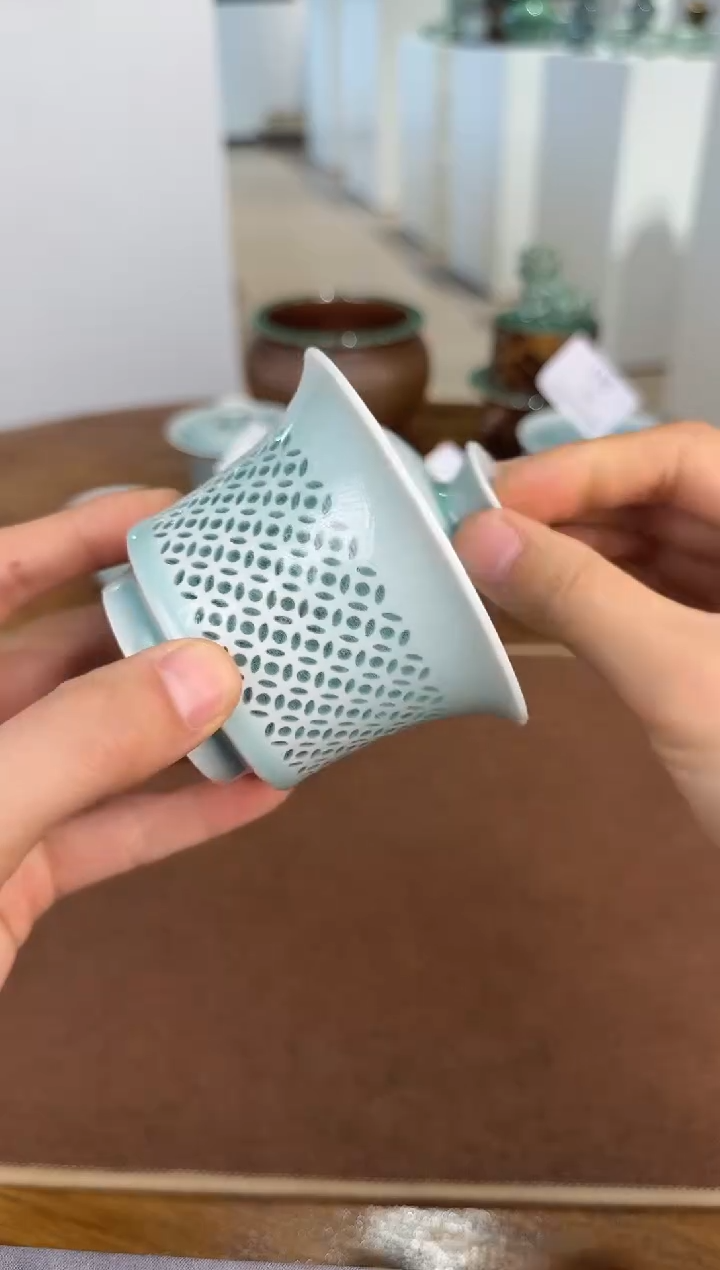 青瓷手工茶器包邮不带礼盒