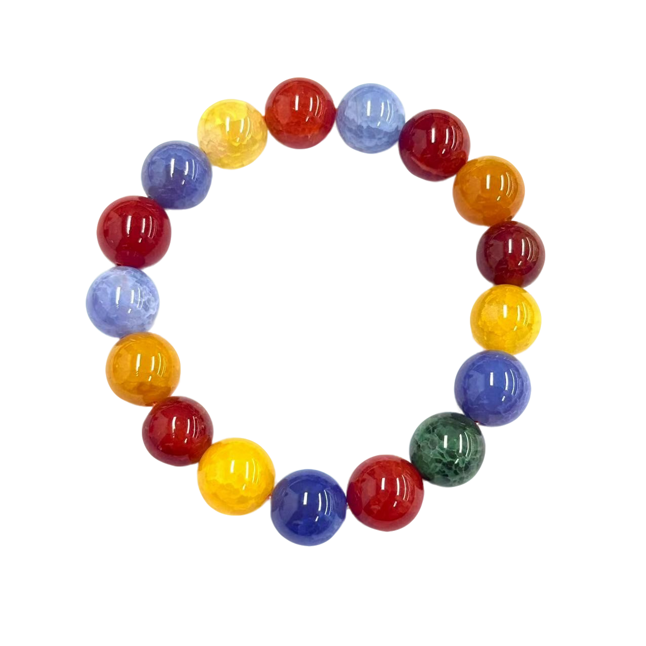 s1500-国风设计款红玛瑙原创DIY水晶多宝手串-赠礼盒