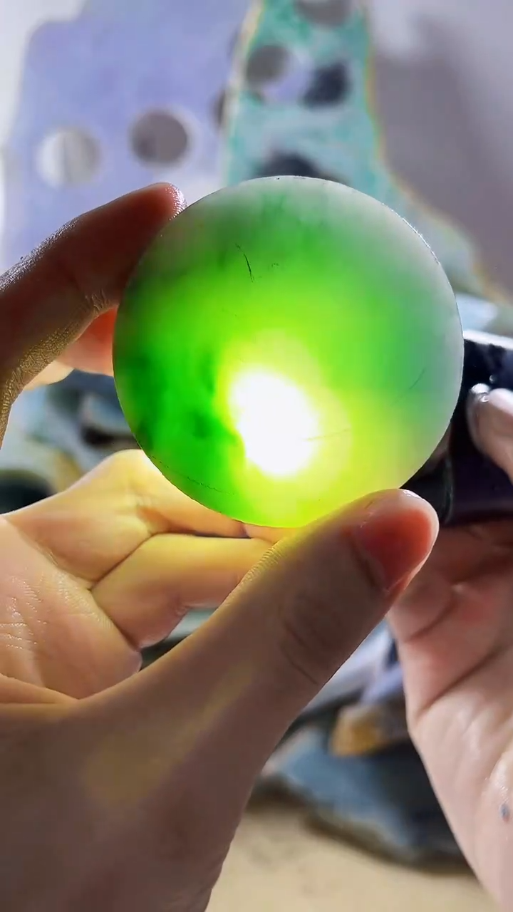 翡翠裸石缅甸翡翠A货文 多样性发其一 1042