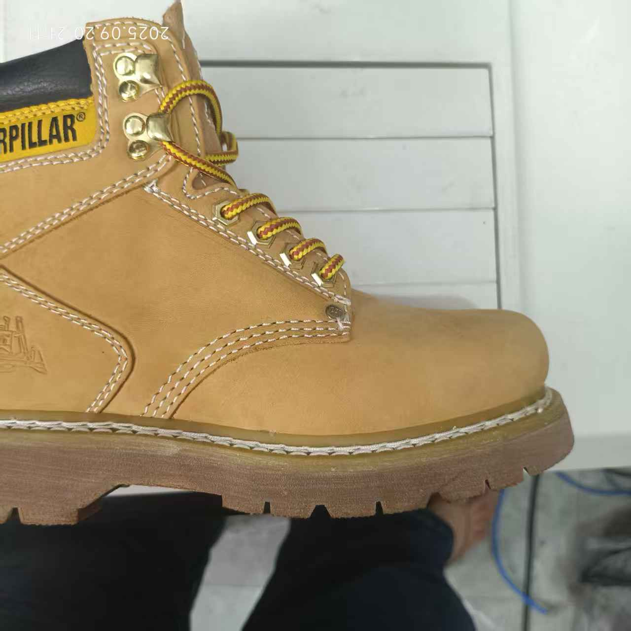 默认瑕疵高帮大黄靴水晶底工装靴户外鞋女鞋男鞋