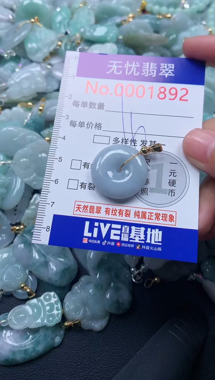 颈饰未镶嵌翡翠1892