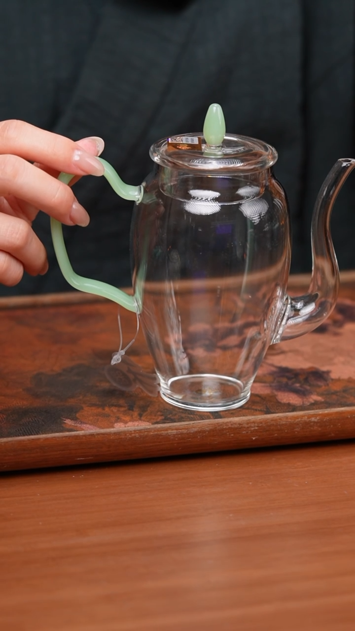 【闪购商品】禾器/晶彩云雀壶/浅玉