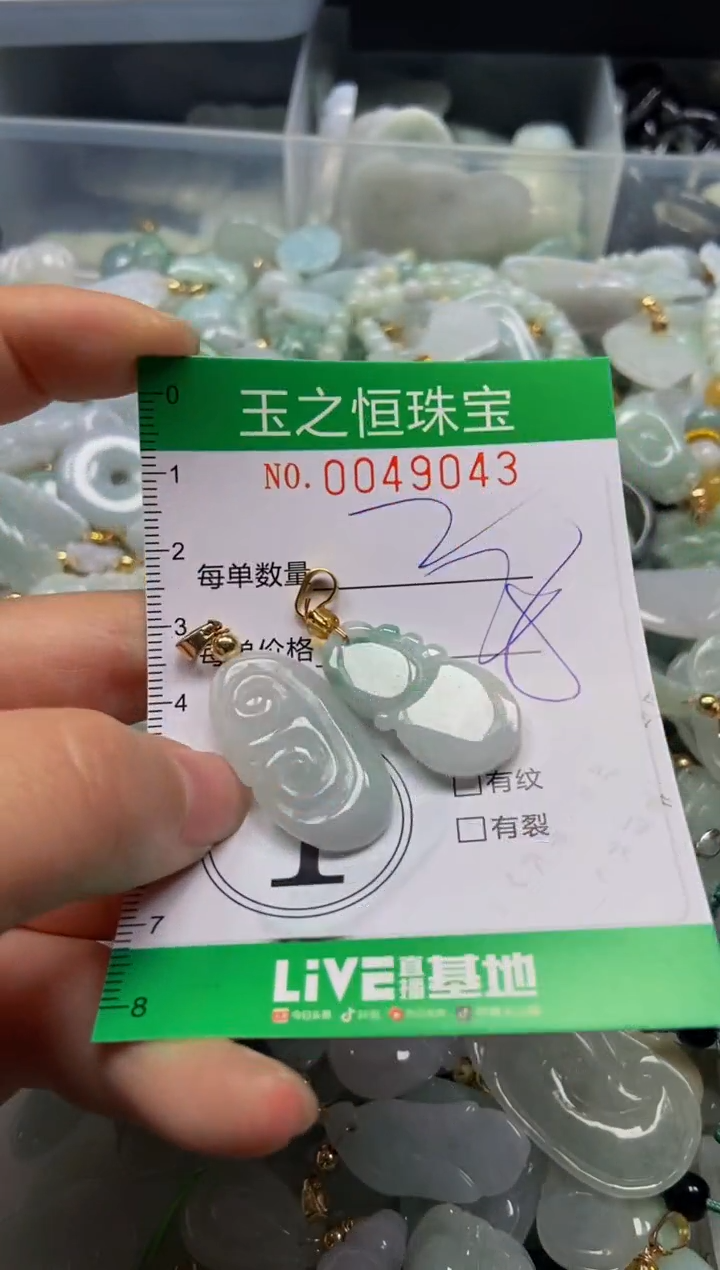 【闪购商品】翡翠颈饰未镶嵌闪购0049043